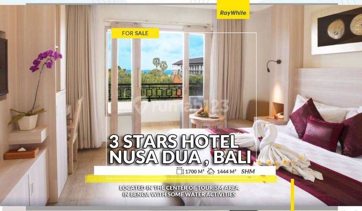 3 Stars Hotel in Benoa Nusa dua 
-DNSA
Located in the center of tourism area in Benoa with some water activities  1