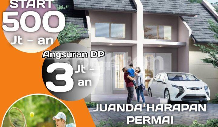 JUANDA HARAPAN PERMAI TYPE EMERLAND, KPR 3 JT AN AJA 1