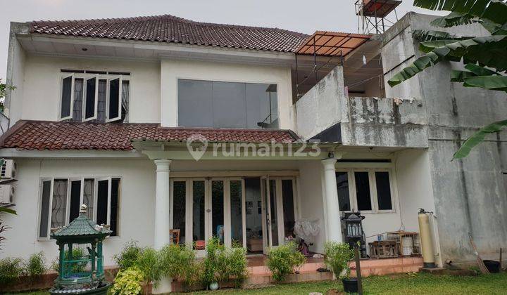 Dijual rumah dengan tanah luas di pondok ranji bintaro selangkah ke stasiun lokasi strategis 1