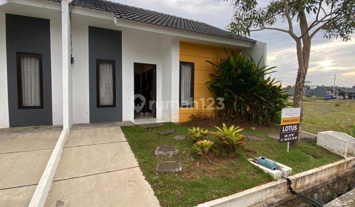 Rumah subsidi cluster siap huni angsuran 900rb an deket stasiun 1