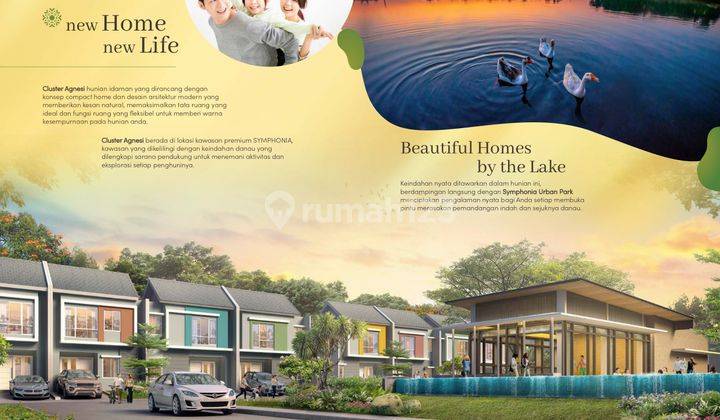 Dijual Rumah Cluster Agnesi At Symphonia, Type 7-Luxury 2 &amp; Hoek 1