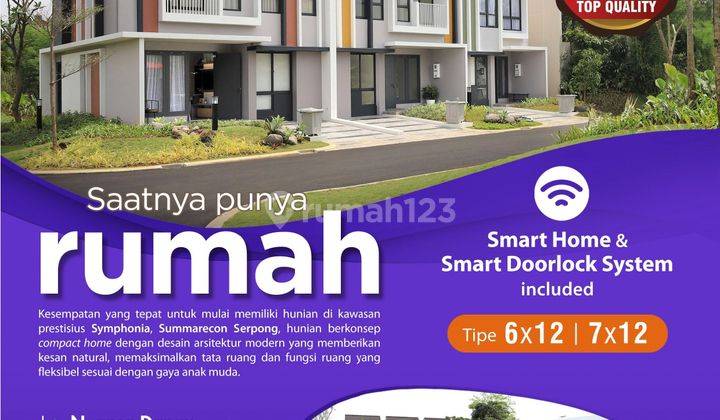 Dijual Rumah Cluster Baroni At Symphonia, Type 6-Deluxe 2