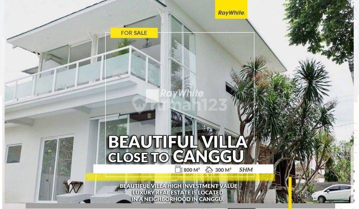 Beautiful villa High Investment Value Luxury real estated is located in a Neighborhood in Canggu 1