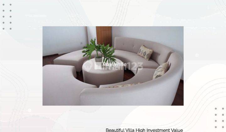 Beautiful villa High Investment Value Luxury real estated is located in a Neighborhood in Canggu 2