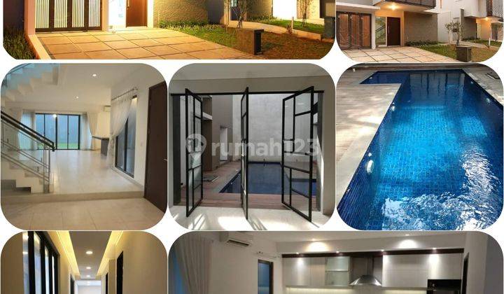 DIJUAL RUMAH MEWAH BAGUS ADA KOLAM RENANGNYA DI EMERALD COVE 1