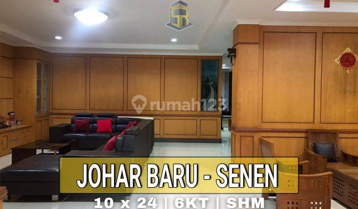 RUMAH DI PUSAT JAKARTA, AREA SENEN, AKSES JALAN 3 MOBIL, KUALITAS BANGUNAN BAGUS 1