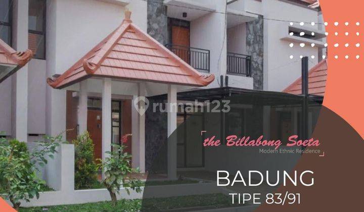 Kok Bisa DP 0%  Rumah Cantik Nuansa Bali pertama di Kota Bandung 2