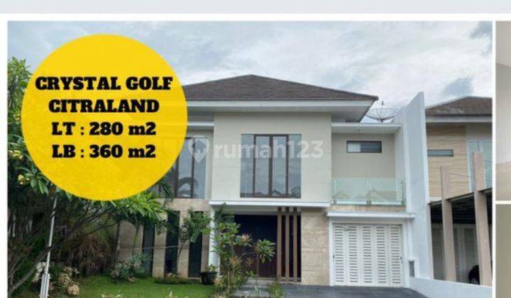 Rumah minimalis baru mewah citraland mansion park 5.3m nego bagus 1