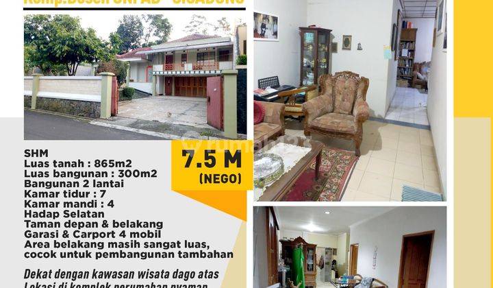 Dijual Rumah Tanah Luas di Komplek UNPAD Bandung 1