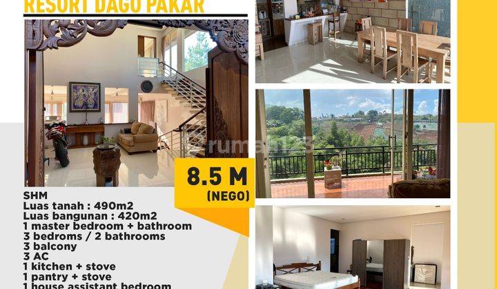 Dijual Rumah Villa di Resort Dago Pakar 1