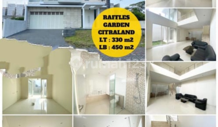 Rumah Baru Gress Minimalis Citraland Raffles Garden 8.5M Nego