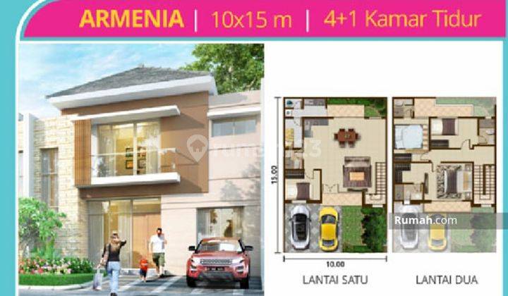 Dijual Cepat Rumah Cluster Cleveland uk 10x15 1