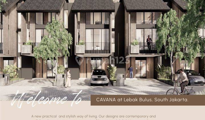 Townhouse ASRI fasilitas premium di Lebak Bulus, Jakarta Selatan 1