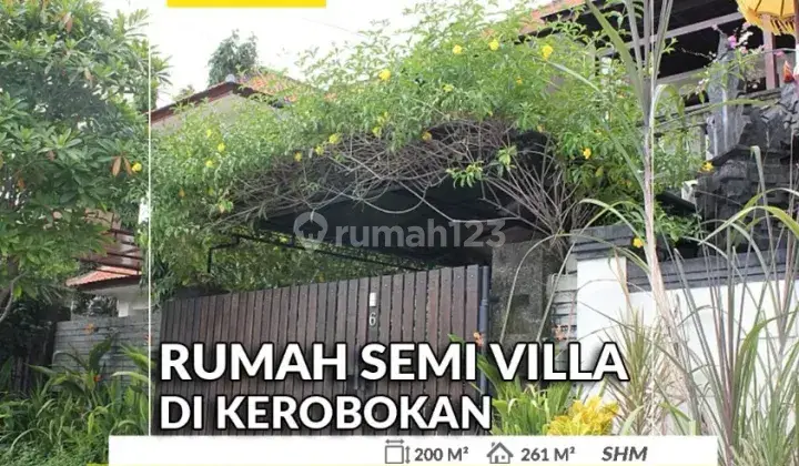 Dijual Rumah Semi Villa Di Kerobokan 1