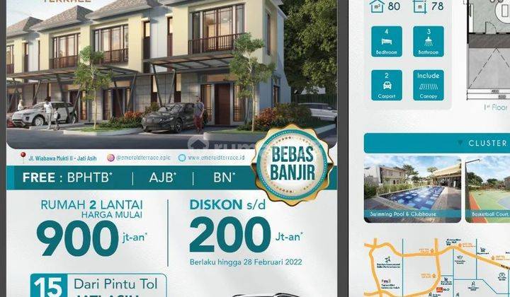 Rumah Tanpa DP 0  Di Jati Asih Bekasi  2