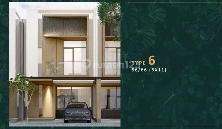 Rumah Modern Murah 3 Kamar Tidur Lokasi Terbaik Tanakayu BSD City 1