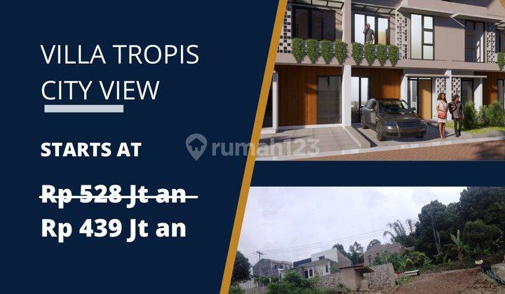 DP 250JT Villa Dago Tropis 2 lantai 10 menit ke Kota Bandung  2