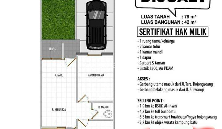 Rumah minimalis Siap huni di Cluster Bale endah kabupaten bandung bebas banjir 2