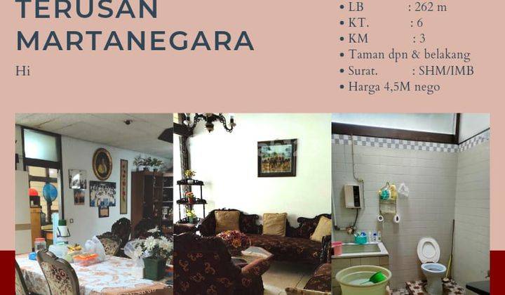 Rumah Mainroad Terusan Martanegara Bandung 1