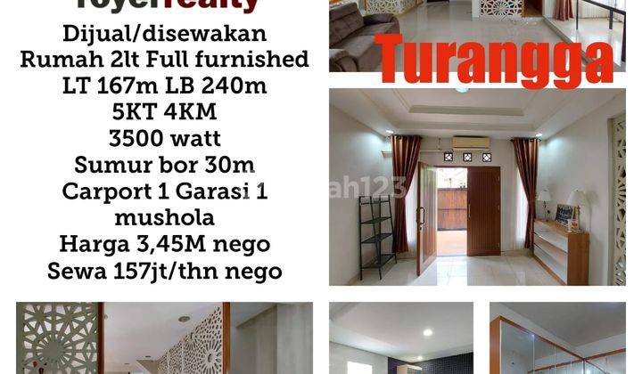 Rumah 2 Lantai Full Furnished Daerah Turangga Bandung 1