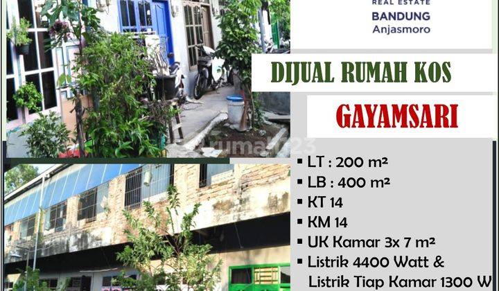 Dijual Rumah Kos 2 Lt Di Gayamsari 1