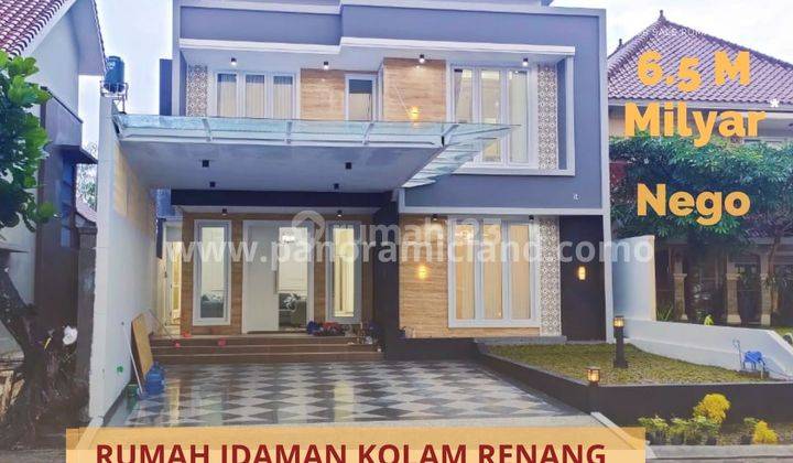 Rumah dalam perumahan Elit jogja jalan kaliurang ful furnished ada kolam renang pribadi 1