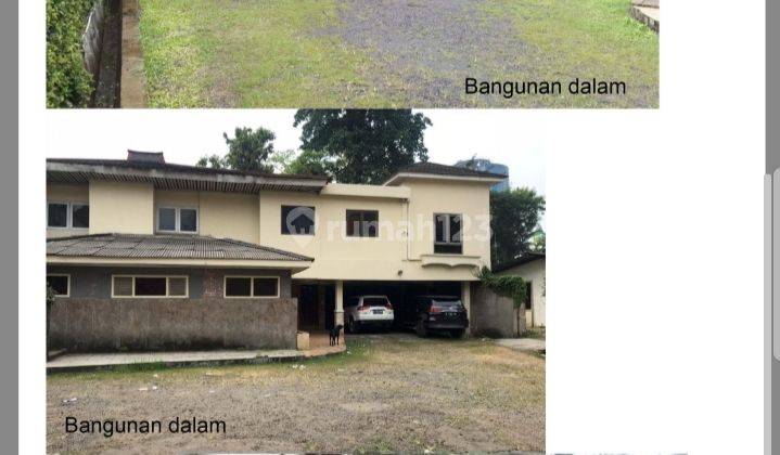 Rumah lama/tua, hitung tanah saja, lokasi tenang, zonasi hunian/residential..  1