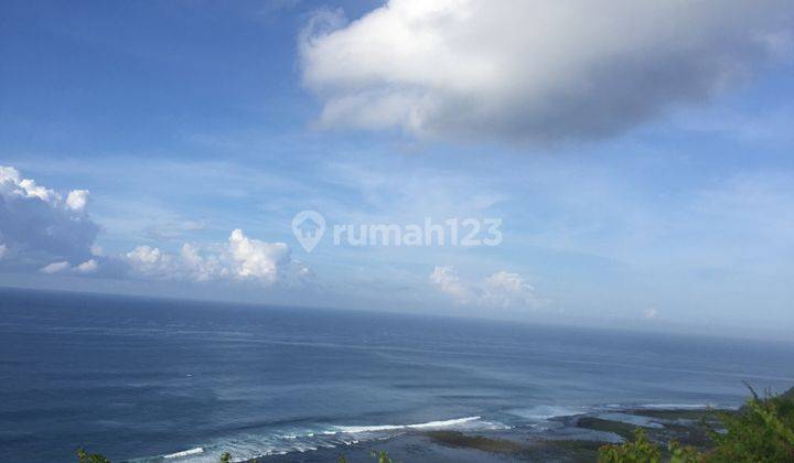 Tanah Lokasi Strategis 100 Meter Dari Tebing Unblock Ocean View Bila Bangun Lantai 3 Luas 1,32hektar 2