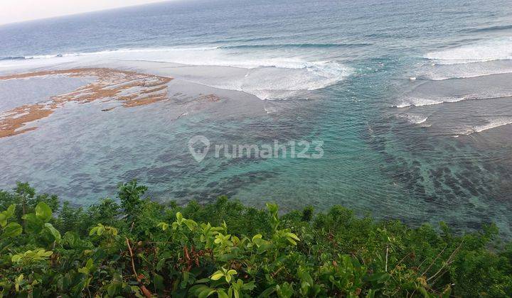 Tanah Tebing View Laut di Ungasan 1