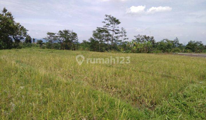 Tanah strategis depan jalan desa view bagus gunung salak endah 2