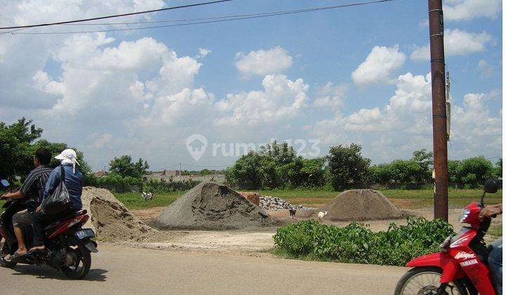 tanah 3000 m2.pinggir jalan raya kuta bumi. pasar kamis.tangeran 1