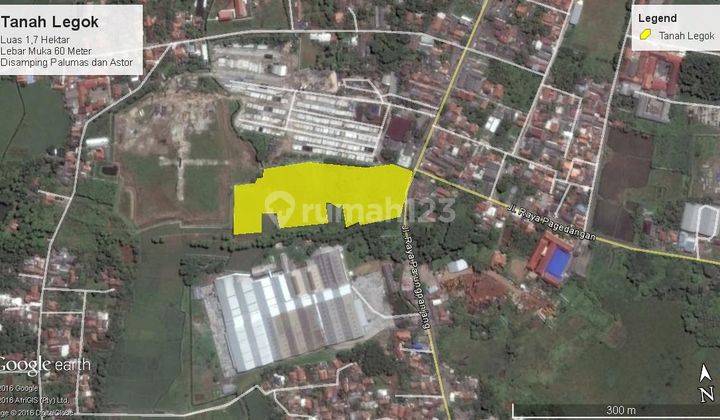 Tanah Industri Pinggir Jalan Raya Legok Tangerang 1