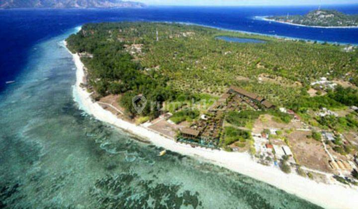 Lahan Beach Front di Gili Meno Harga Nego 1