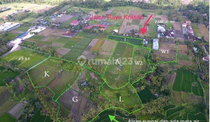 Nol Street plot of land in Ubud Bali. 1