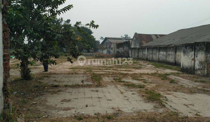 Tanah padat mainroad bekas pabrik cocok buat jadikan pabrik atau cluster dimajalaya kota 2