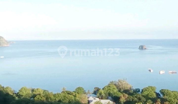 Tanah seluas 2.923 m2 sangat istimewa dengan view laut di labuan bajo