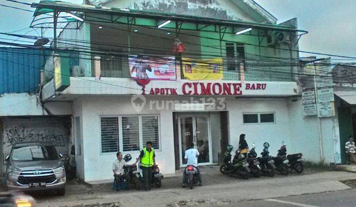 Pinggir jalan raya Cimone, lokasi strategis, harga nego 1