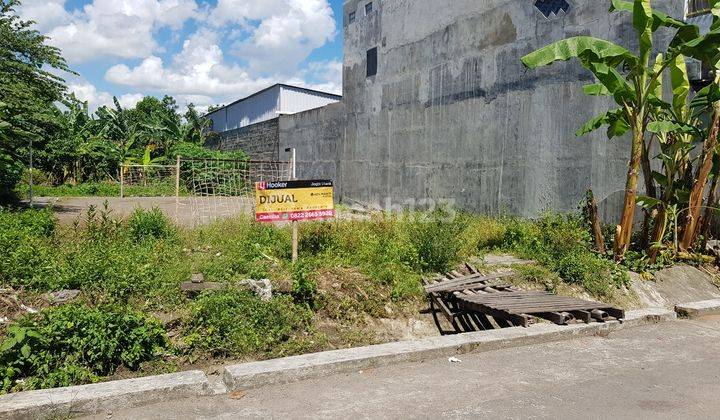 Tanah pekarangan bagus di Banguntapan, lokasi dekat Ring Road Timur dan Dealer Toyota Nasmoco, cocok untuk perumahan kecil atau hunian pribadi. 1