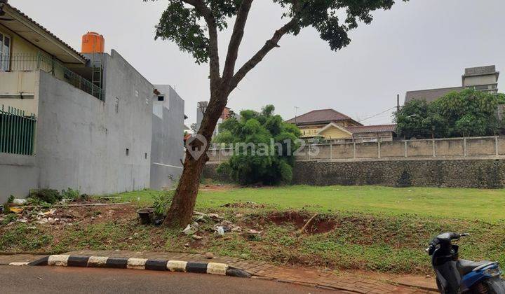 kavling tanah depan taman siap bangun rumah lingkungan tenang dan asri menteng bintaro 2