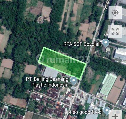 Tanah Industri dikawasan Industri berkembang Boyolali akses kontainer Murah ! 1