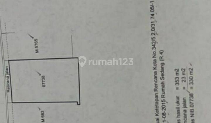 Kavling Bagus Bisa Bangun 2 Unit Rumah 2