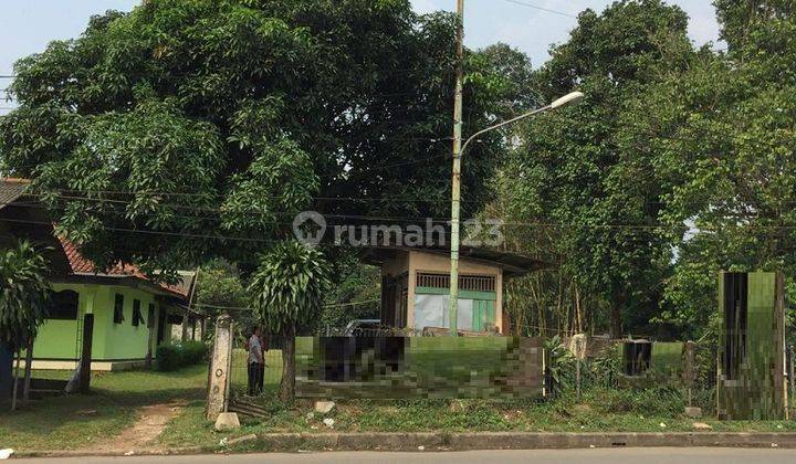 Tanah siap bangun  pinggir jalan raya parung bogor 1