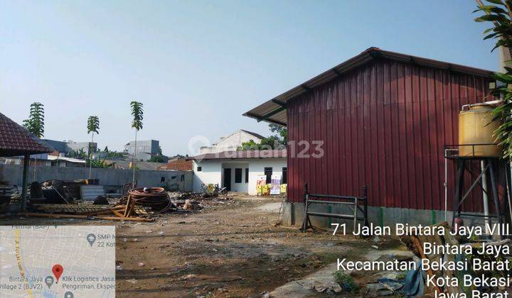 Tanah Dekat Toll 1135m2 SHM masuk Truk di Bintara 9 2