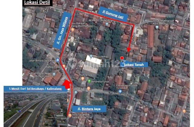 Turun Harga Tanah Strategis 5 Mnt Tol Jatibening 400m2 1