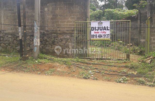 Kavling siap bangun di jalan raya Cijayanti, Sentul Selatan 2