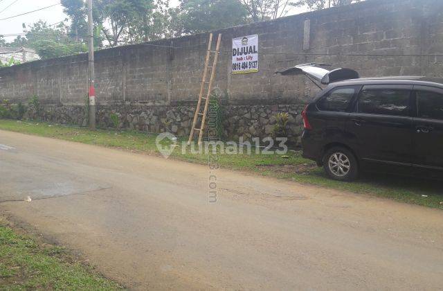 Kavling siap bangun di jalan raya Cijayanti, Sentul Selatan 1