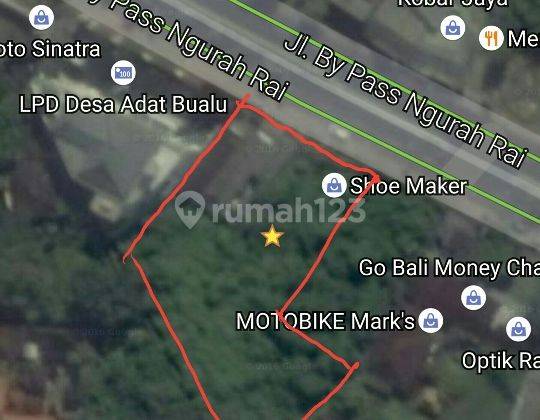 Lahan Komersial 1.955 M2 Super Strategis di Jalan Bypass Nusa Dua Dekat Kawasan Itdc Bali 2