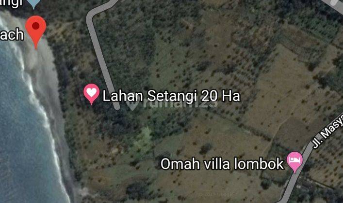 Lahan Beach Front Super Premium (20 HA) di Pantai Senggigi / Setangi Pasir Putih 2