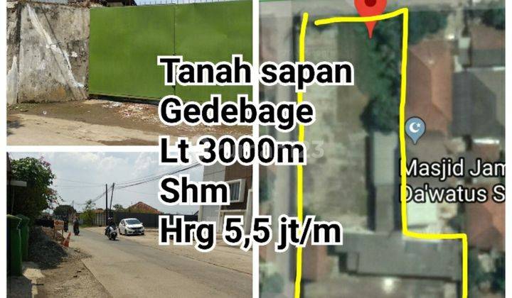 Sapan. Tanah Dijual Sayap Gedebage.bandung Timur 1