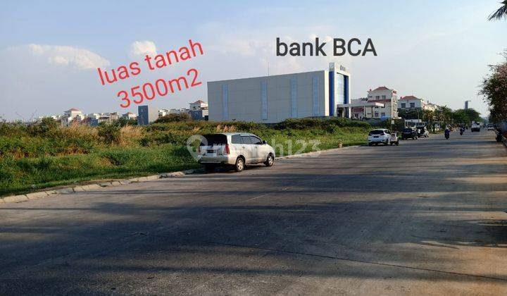 Kavling tanah di jalan bulevard harapan indah sebelah BCA pinggir jalan cocok untuk gedung kantor, sekolah ,di harapan indah Bekasi barat 1